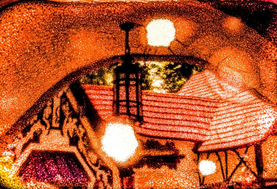 Burnt Slide Alpine Village Scene