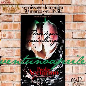 Florilegio painting-Paola Acciarino solo exhibition