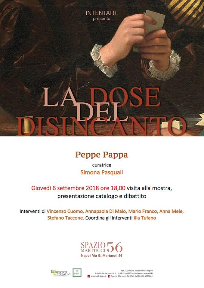 presentazione catalogo LA DOSE DEL DISINCANTO di Peppe Pappa