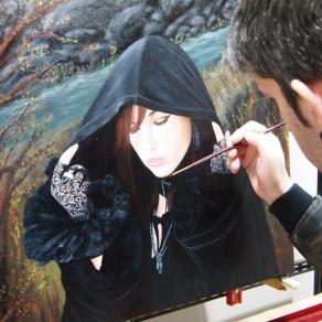 Painting in progress