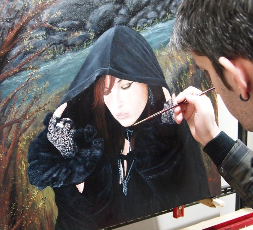 Painting in progress