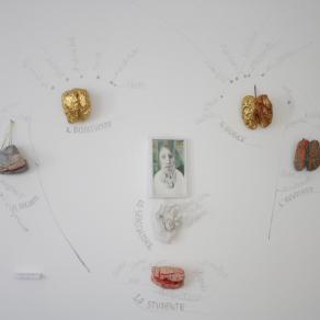 installazione opere cervelli: "uno e centomila"