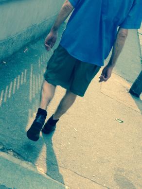 Passeggiata con 35 gradi 