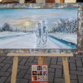 una strada percorsa insieme (quadro eseguito su commissione)