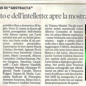 LE FOTO DELL'INAUGURAZIONE di ABSTRACTA A SABBIONETA (MN)
