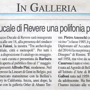 TRA ARCHEOLOGIA INDUSTRIALE, CITTà E METROPOLI AL PALAZZO DUCALE DI REVERE (MN)