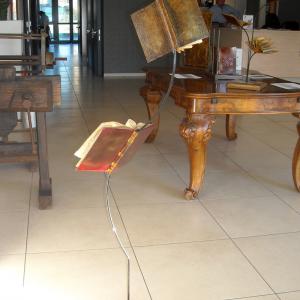 ESPOSIZIONE SCULTURE HOTEL LUX  a MODENA.