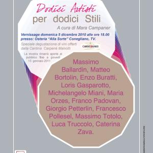 12 Artisti per 12 stili 12 Artisti per 12 stili