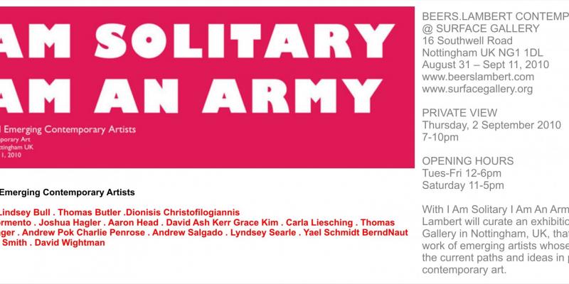 I Am Solitary I Am An Army I Am Solitary I Am An Army