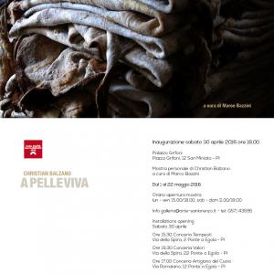 A PELLE VIVA personale di Christian Balzano a cura di Marco Bazzini 