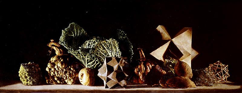 NATURA MORTA CON POLIEDRI - STILL LIFE WITH POLYHEDRONS
