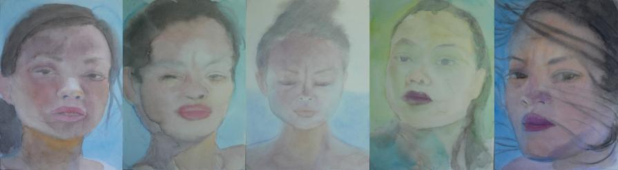 Five seaside portraits