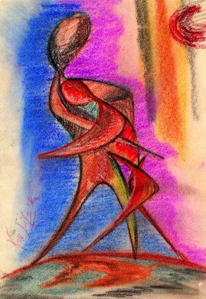 abbraccio passionale