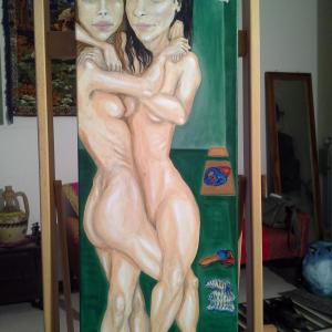 Nello spogliatoio - Avversarie amanti wrestlers