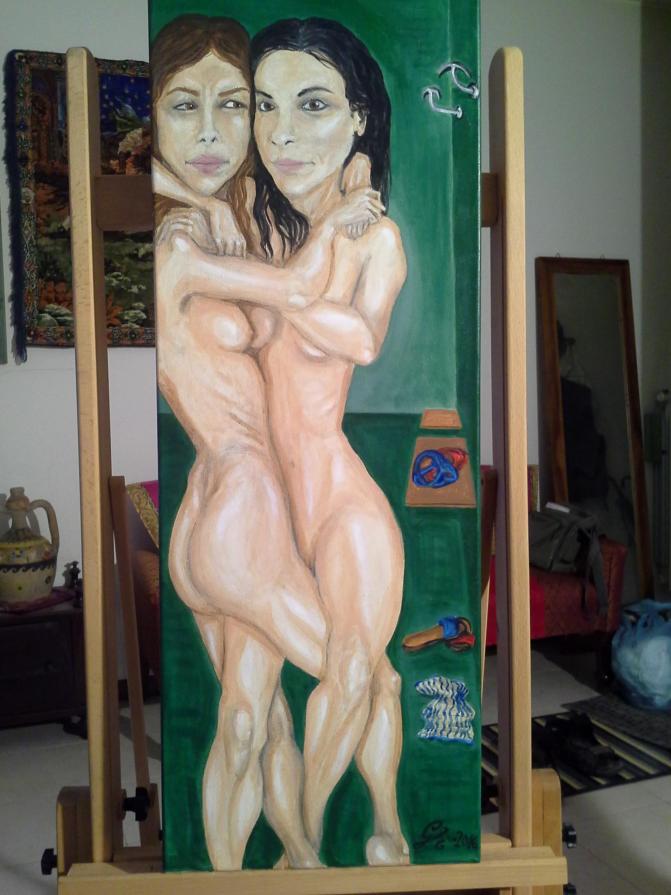 Nello spogliatoio - Avversarie amanti wrestlers