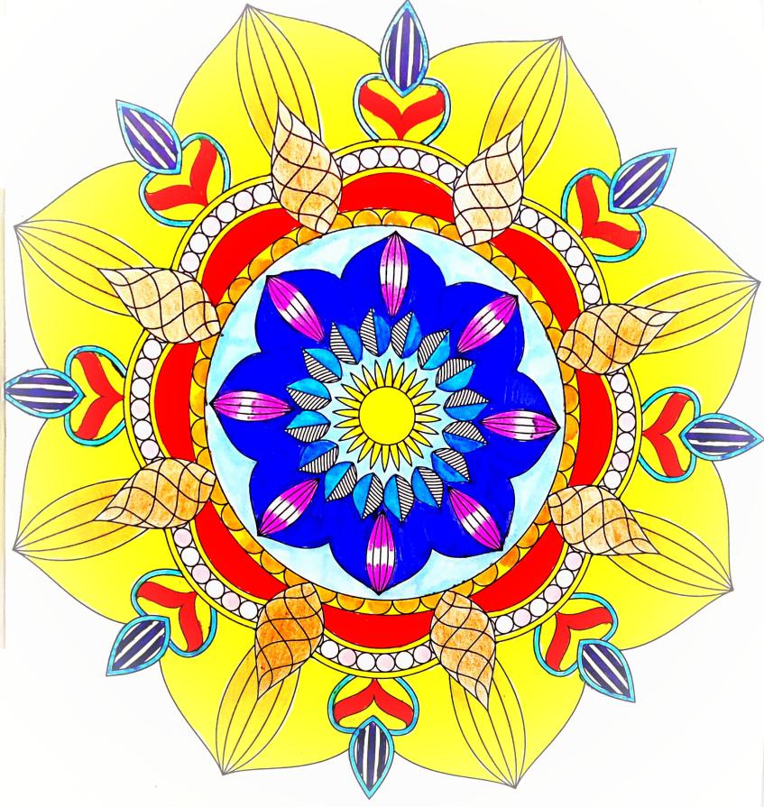 La luce al centro mi ricorda che la vera magia si trova dentro di me !!!