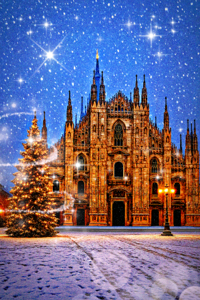 O mia bela Madunina chi te brilet de luntan…