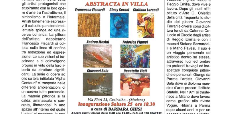 ABSTRACTA IN VILLA A MODENA