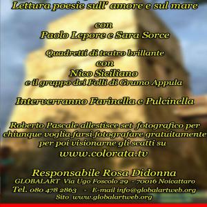 Reading di poesia e narrazione al Festival ”GLOBALART International Art” Reading di poesia e narrazione al Festival ”GLOBALART International Art”