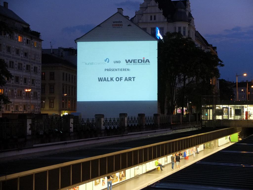 Kunstschaffen - Walk of Art - Beamboard Naschmarkt - dall 15 Luglio fin da 1 Agosto - Vienna