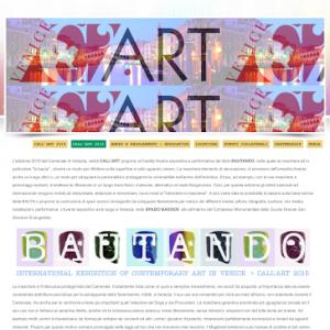 BAUTANDO - CALL'ART 2015 - ISCRIZIONI APERTE BAUTANDO - CALL'ART 2015 - ISCRIZIONI APERTE