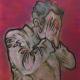 MAN WITH HEAD IN HANDS