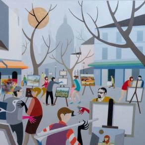 MONTMARTRE  La Place du Tertre