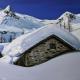 Capanna sulla neve