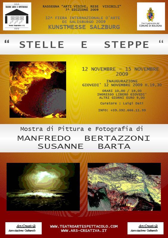 Locandina Mostra Manfredo Bertazzoni a Kuntsmesse Salzburg Salisburgo Locandina Mostra Manfredo Bertazzoni a Kuntsmesse Salzburg Salisburgo