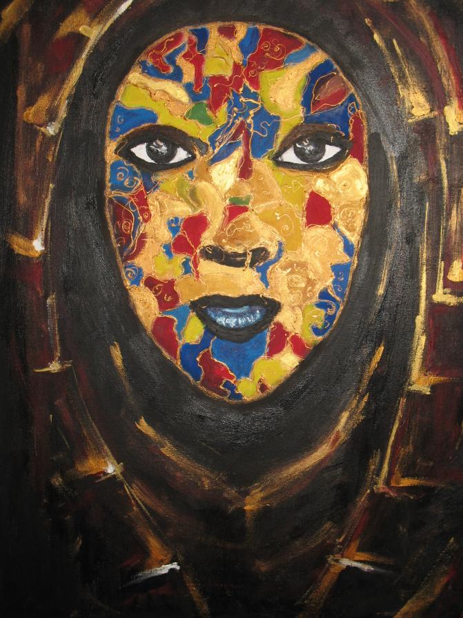 Multiethnic Gold Mask