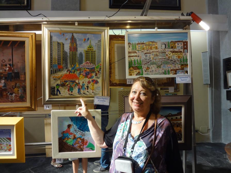 L'opera premiata e l'artista Annunziata Orsini