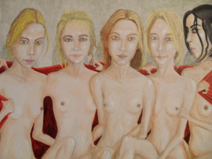 Minute intrattenutesi perché intrigate - SORPRESE nella foto di gruppo - Potenti e indipendenti (particolare)