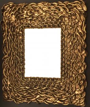 specchiera  con cucchiaini fusi