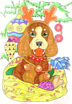 Babbo Natale... la slitta è pronta e io ho già le corna giuste!