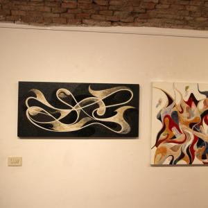 DOPPIO VERNISSAGE A CORTE ISOLANI (BOLOGNA)