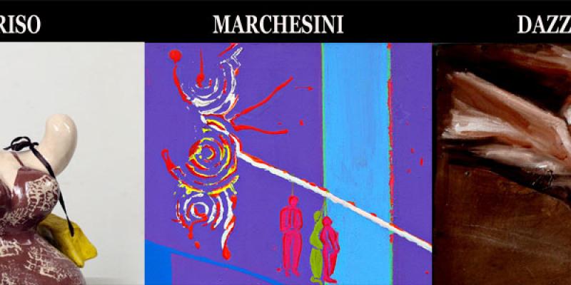 Mostre personali Francesca Guariso, Claudia Dazzini e Andrea Marchesini