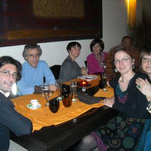 Foto della cena con artisti 31 marzo 2012