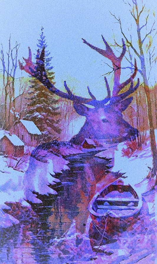 ... L'inverno è la stagione in cui la natura riposa e sogna ...!!!