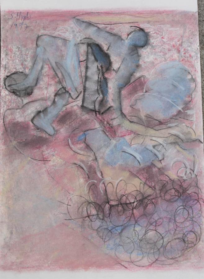 Chaos - caos "Pastell Drawing"