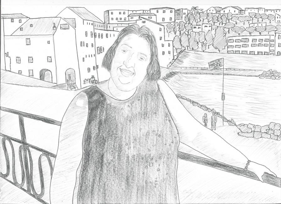 Il mio autoritratto a Bogliasco(GE)