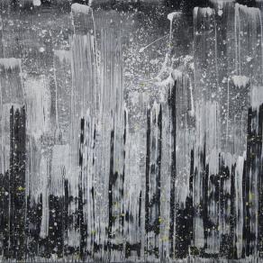 snowfall in the city (in private collection)