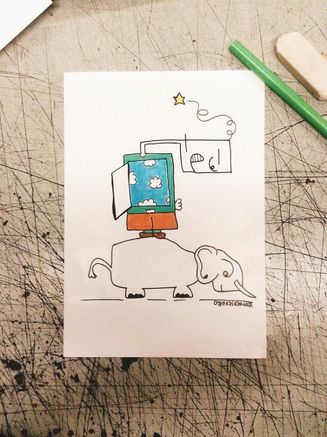 " Mi sento più leggera di un elefante ma ho sulla testa il peso di una stella " M.C.