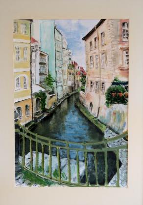 The Čertovka (diavoletto in Prague)