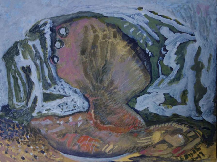 Woman with behind thoughts - 