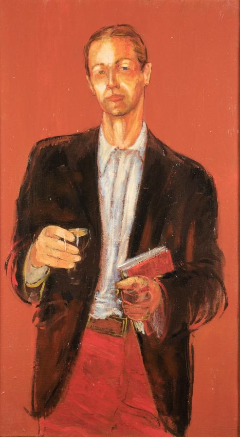 Klaus con il bicchiere