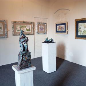 EFFETTO ACQUA, ACQUERELLI E SCULTURE A PALAZZO DUCALE