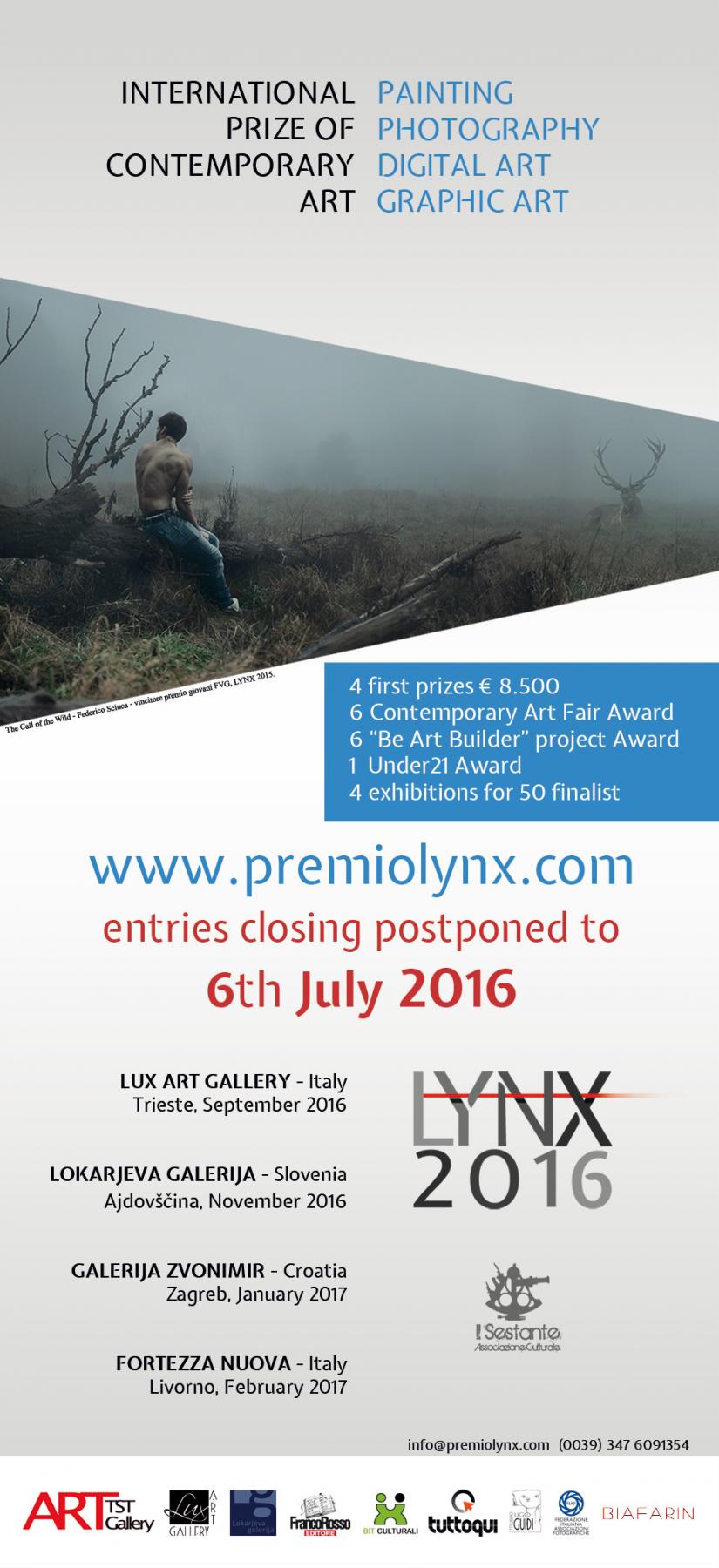 Last day! ENROLLMENT TO LYNX PRIZE 2016