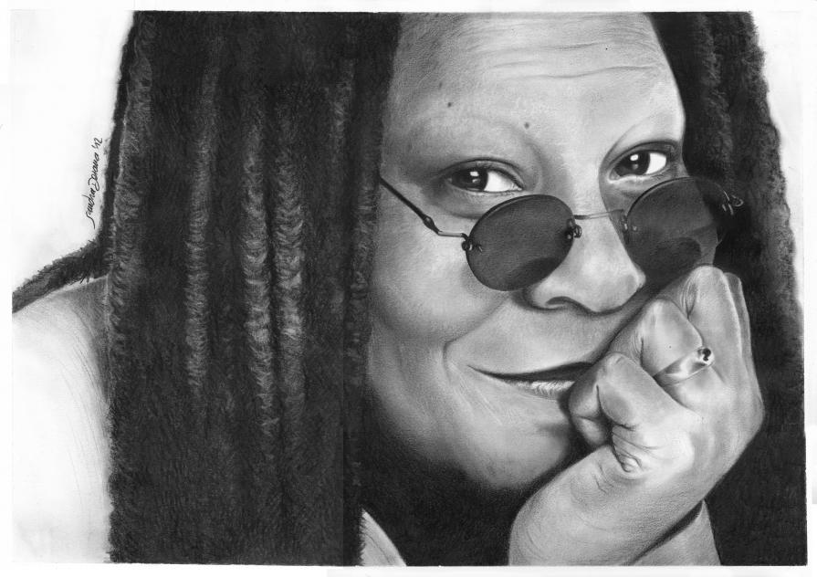 Portrait of Whoopi Goldberg