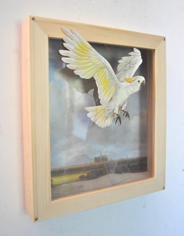 Escape from a picture (after van Ruisdael)