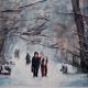 passeggiando nella neve